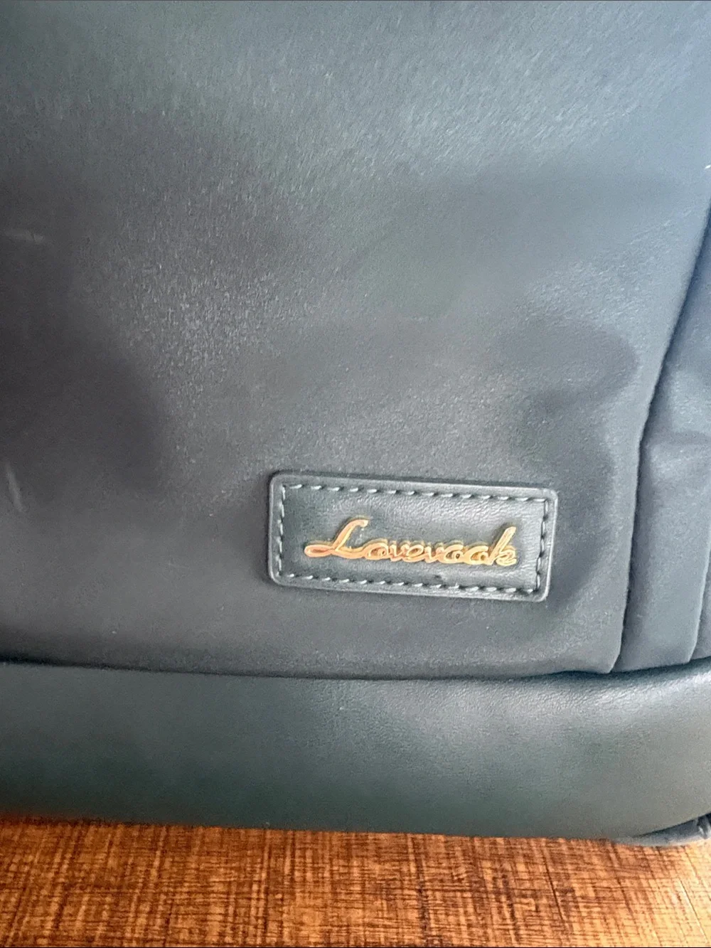 Lovevook Women’s Green Backpack with Gold Hardware